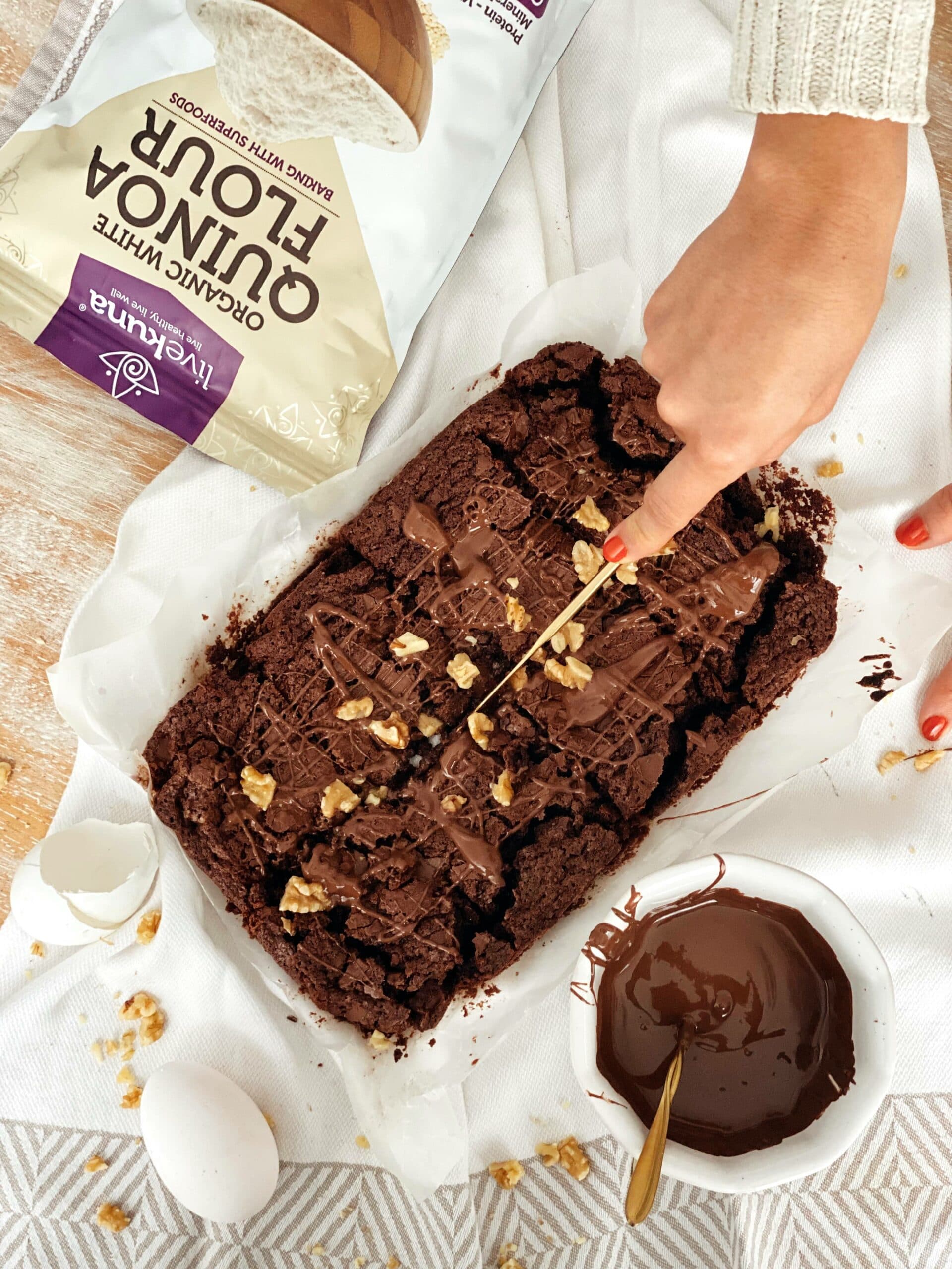 Quinoa Flour Brownies