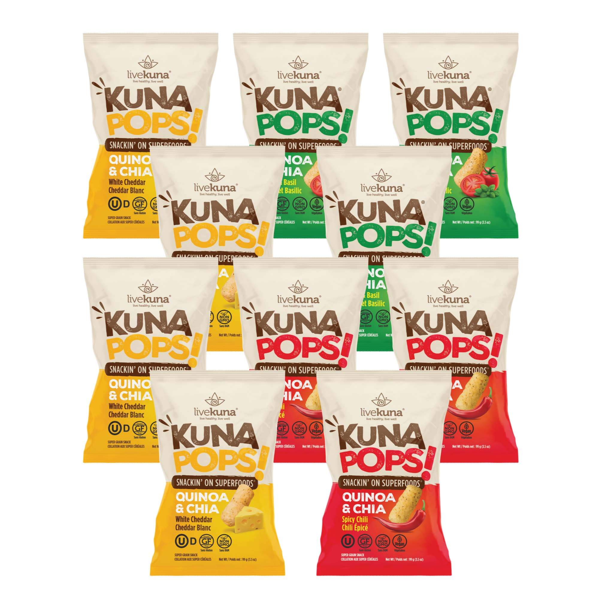 Superfood Puffs - Variety Pack (x10)
