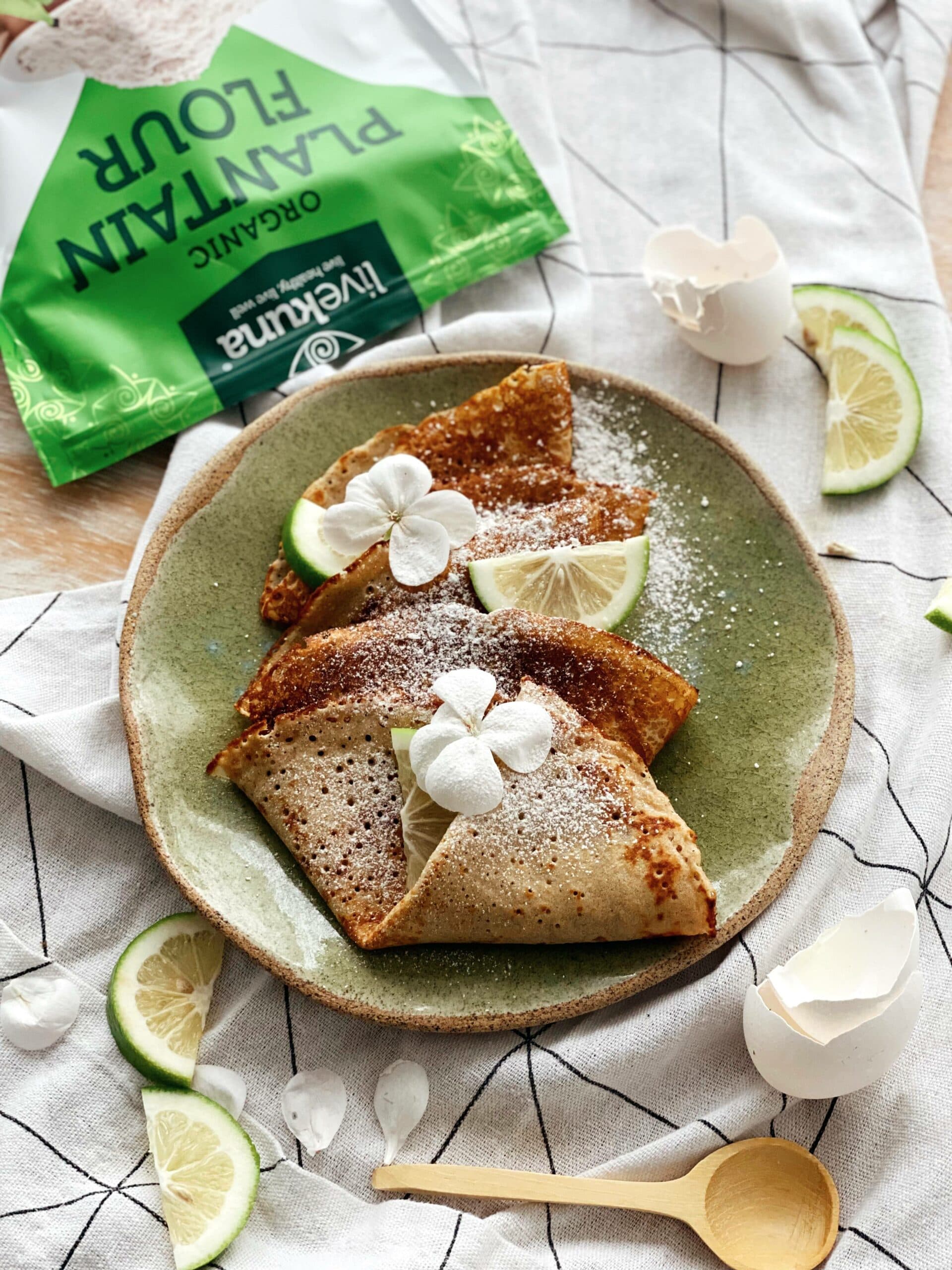 Plantain Flour Crepes